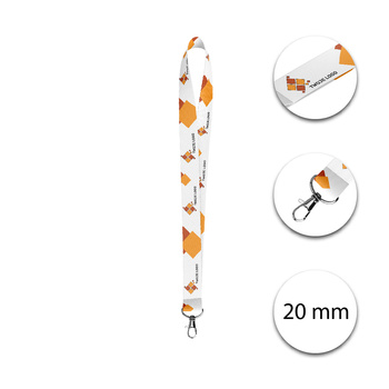 Smycz Reklamowa Basic 20 mm