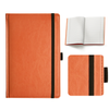 Notes Książkowy A5 LINIE Nebraska z gumką Pomarańczowy A837