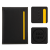 Kalendarz Książkowy A5 Dzienny Linia pion Czarny z Żółtym