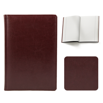 Notes Książkowy A5 LINIE Nebraska Bordowy B459