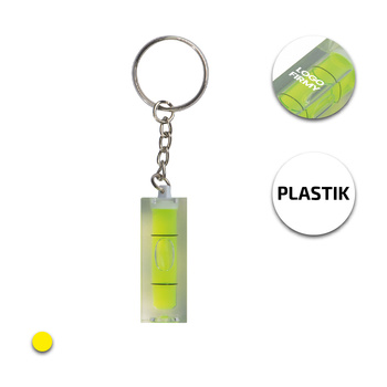 Brelok plastikowy poziomica
