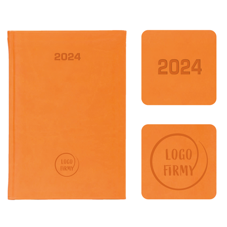 Kalendarz Książkowy A5 Tygodniowy Vivella Pomarańczowy A858