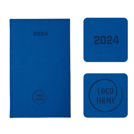 Kalendarz Książkowy A6 Tygodniowy Denim Niebieski F707