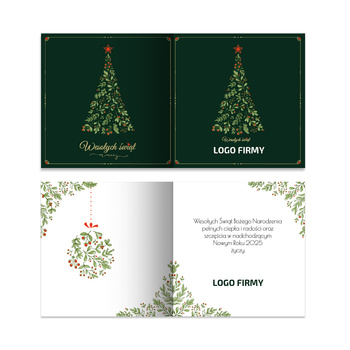 Kartka Świąteczna Kwadratowa