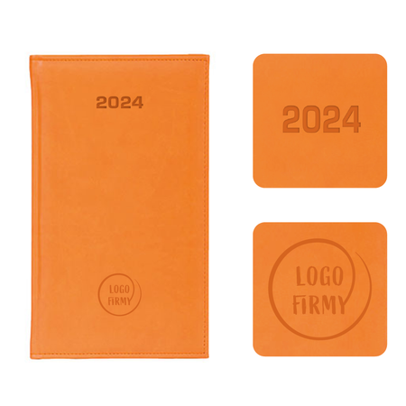 Kalendarz Książkowy A6 Tygodniowy Vivella Pomarańczowy A858