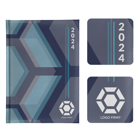 Kalendarz Książkowy B5 Tygodniowy Oprawa Drukowana Folia Mat