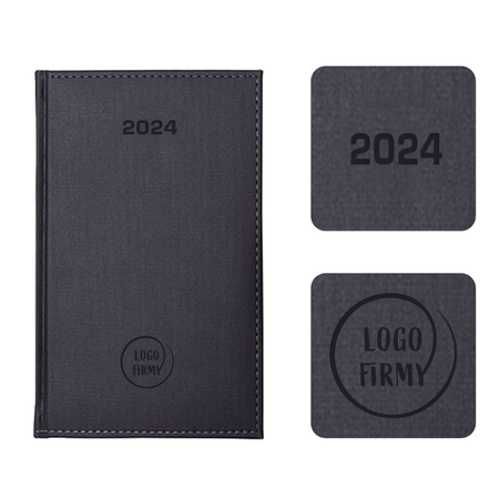 Kalendarz Książkowy A6 Tygodniowy Denim Czekoladowy F773