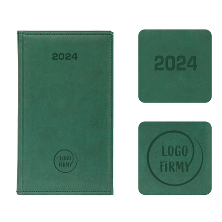 Kalendarz Książkowy A6 Tygodniowy Vivella Zielony 4720