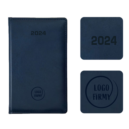 Kalendarz Książkowy A6 Tygodniowy Nebraska Exclusive Niebieski A226