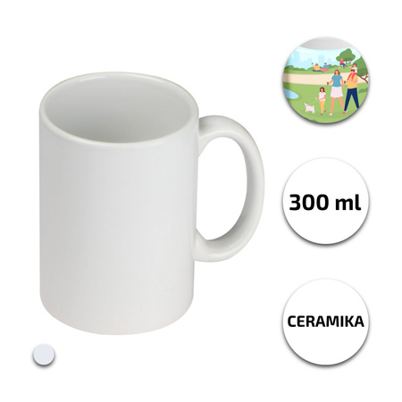 Kubek ceramiczny do sublimacji 300 ml