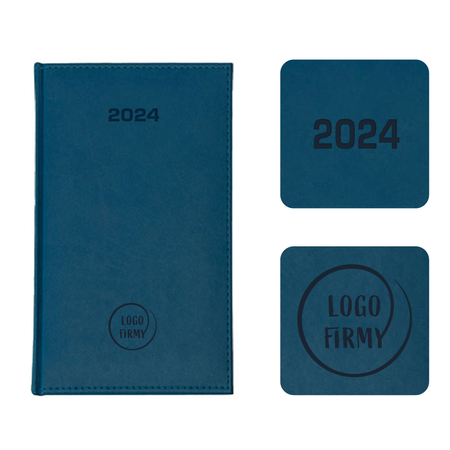 Kalendarz Książkowy A6 Tygodniowy Vivella Niebieski F417