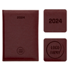 Kalendarz Książkowy A4 Tygodniowo-Notesowy Nebraska Bordowy B459