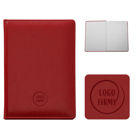 Notes Książkowy A5 LINIE Nebraska Czerwony A222