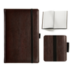 Notes Książkowy A5 LINIE Nebraska z gumką Brązowy Ciemny D556