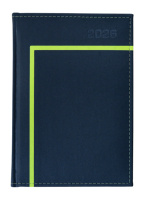 Kalendarz Książkowy A5 Dzienny Ramka Czarny z Oliwką