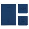 Kalendarz Książkowy A4 Dzienny Denim Granatowy E389