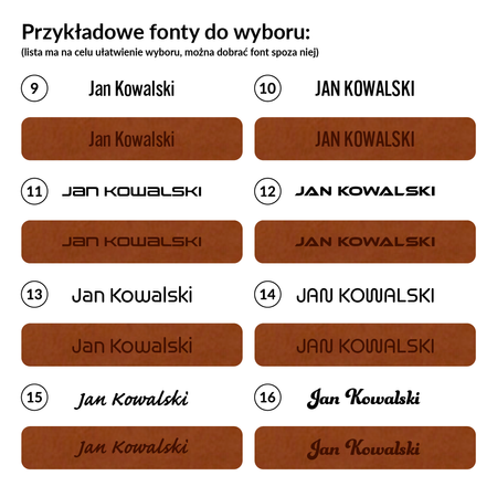 Personalizacja grawer