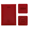 Kalendarz Książkowy A5 Tygodniowo-Notesowy Nebraska Czerwony A222