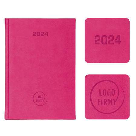 Kalendarz Książkowy A5 Tygodniowy Vivella Różowy 4881