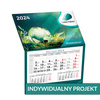 Kalendarz Jednodzielny LUX Główka Wypukła Folia Mat