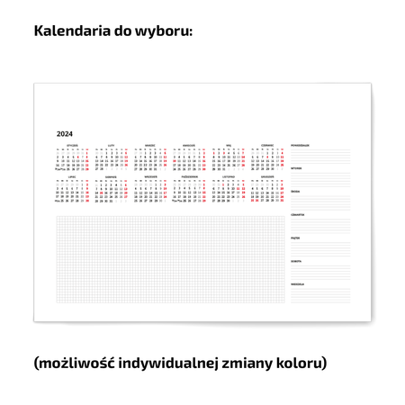Biuwar A2 26 kartek z listwą