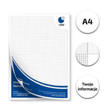Notes klejony A4 25 kartek