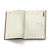 Kalendarz Książkowy B5 Tygodniowy Denim Czerwony E385