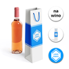 Torba lux papierowa na wino